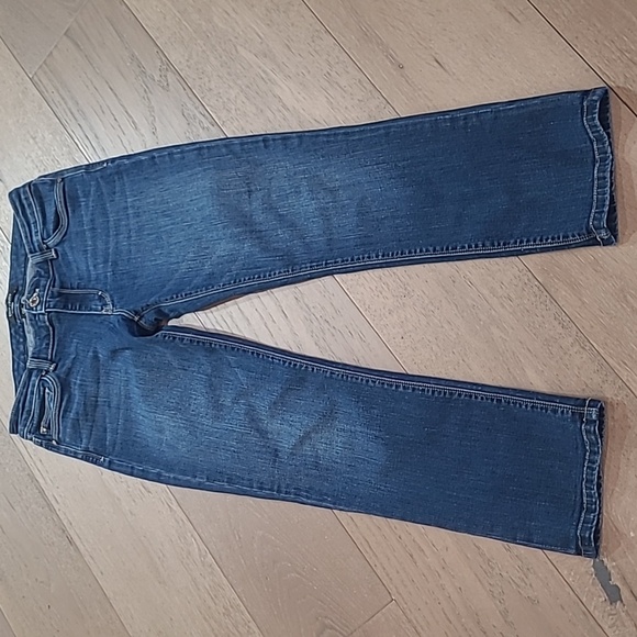 White House Black Market Jeans Women's sz 6 Crop Leg Mid Waist Denim Jeans - Picture 2 of 13